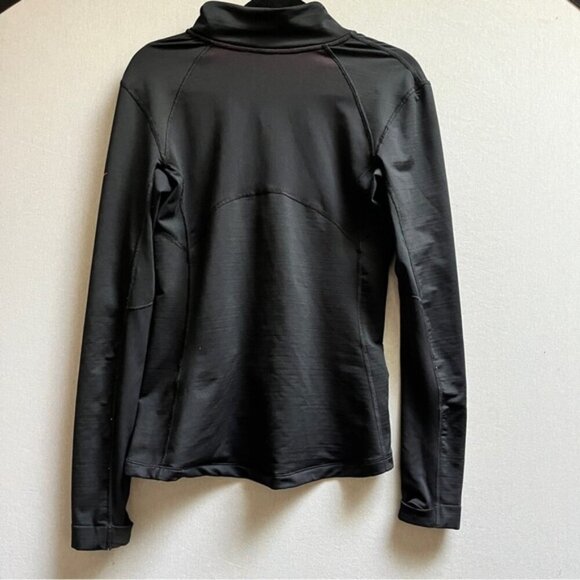 NIKE PRO HYPER-WARM 1/2 ZIP FLEECE LINED PULLOVER RUNNING SHIRT SZ L - Picture 2 of 8